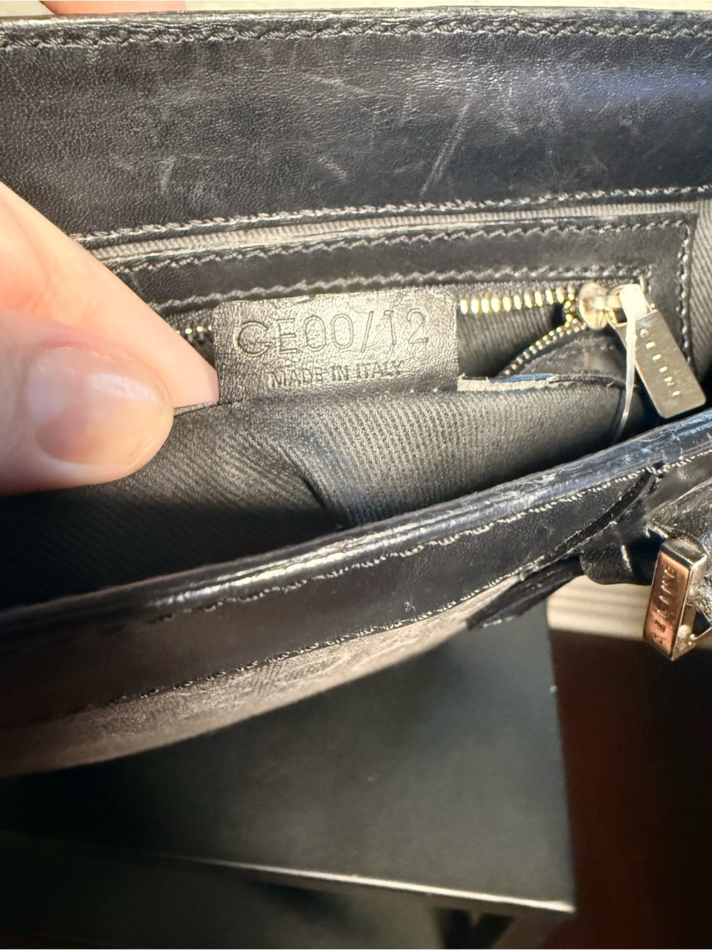 Celine 2000 C Macadam Canvas and Leather Tote - Picture 7 of 10